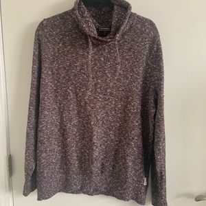 Express cowl neck knit sweater